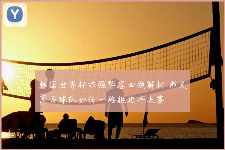 韩国世界杯四强阵容回顾解析 那支黑马球队如何一路挺进半决赛